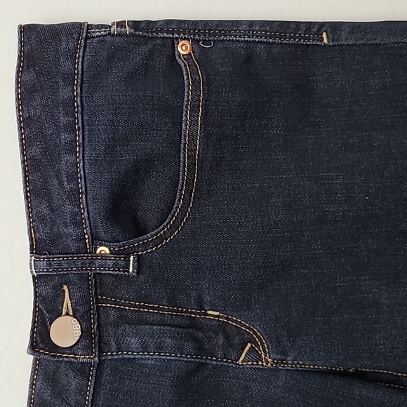 GAP 1969 Women's  Curvy Profile Dark Wash Blue Jeans Stretch Size 28/6 a/c - Picture 3 of 15